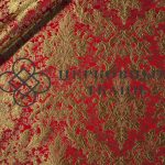 brocade-with-flowers-red-gold